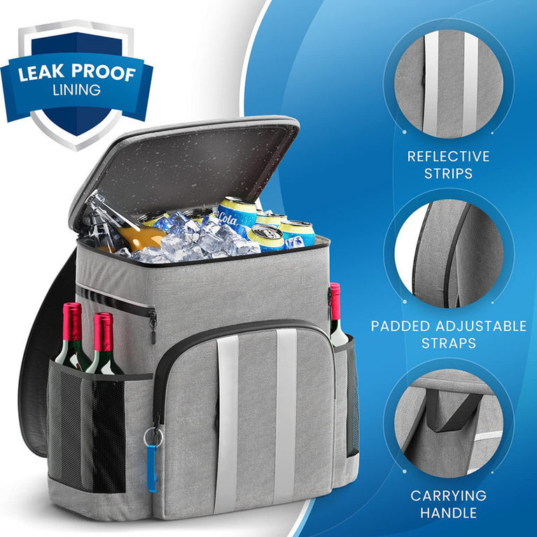 Large Capacity Refrigerated Backpack Picnic Insulation