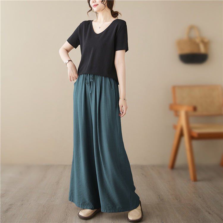 Large Size Straight Casual Pants