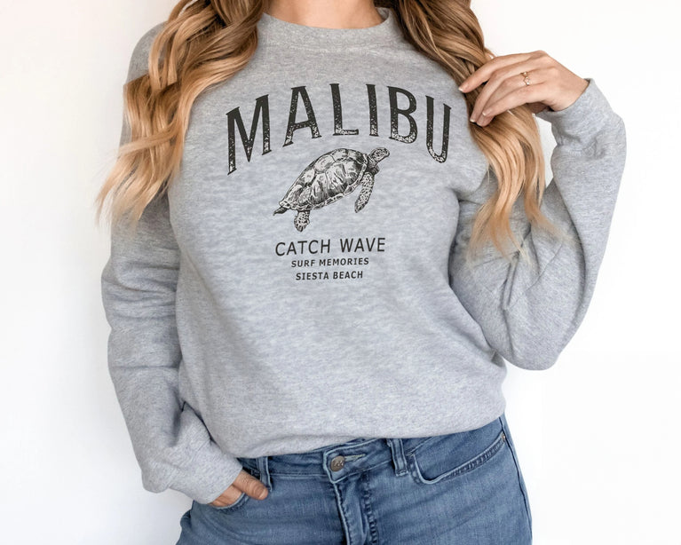 Printed Long Sleeved Sweatshirt Hoodie