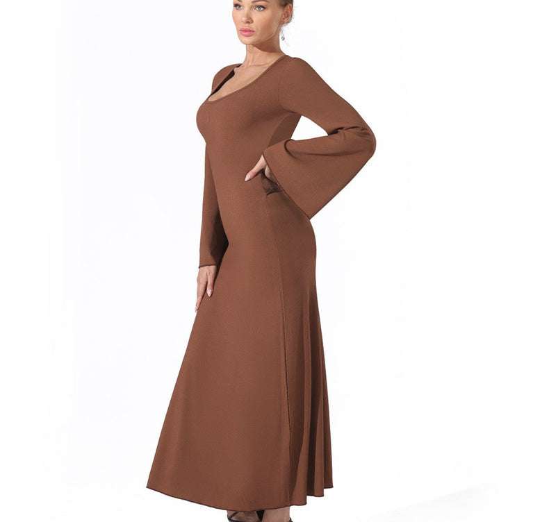 Bell Sleeve Maxi Dress