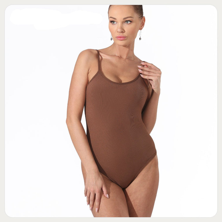 Simple Solid Color Bodysuit