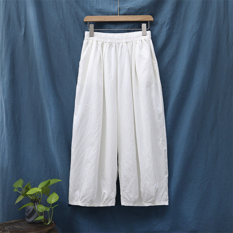 Sand Washed Linen Bloomers