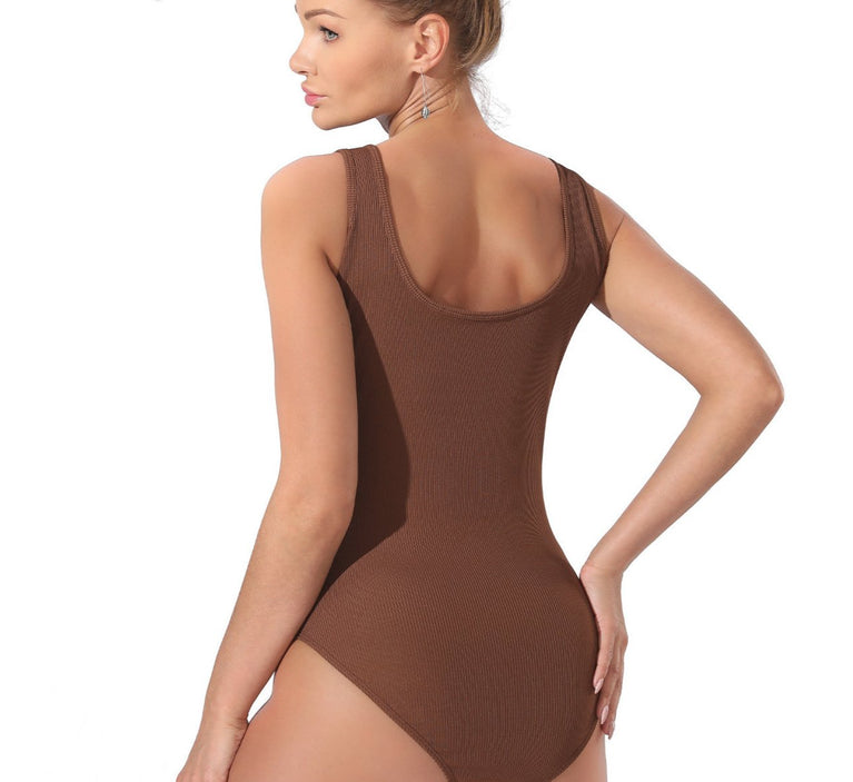 Simple Solid Color Bodysuit