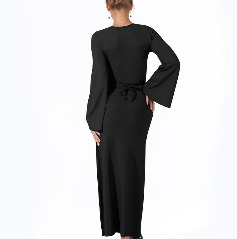 Bell Sleeve Maxi Dress