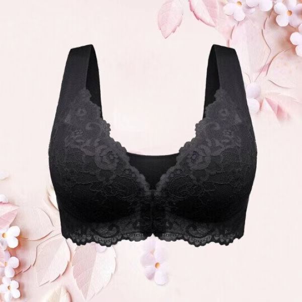 Women's Non-steel Ring Gathered Breathable Lace Underwear