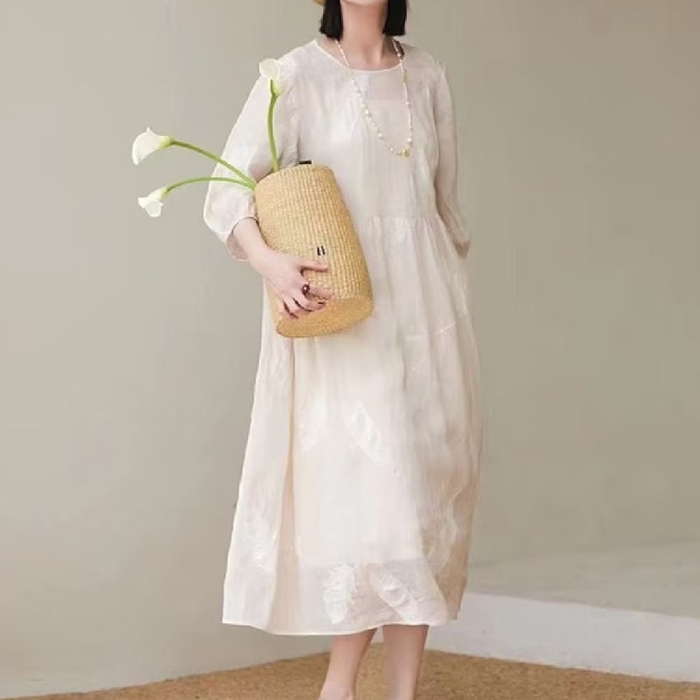 Fashion Personality Linen Dress