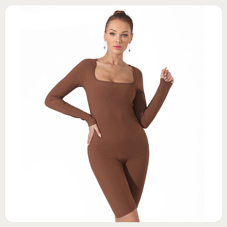 Simple Solid Color Bodysuit