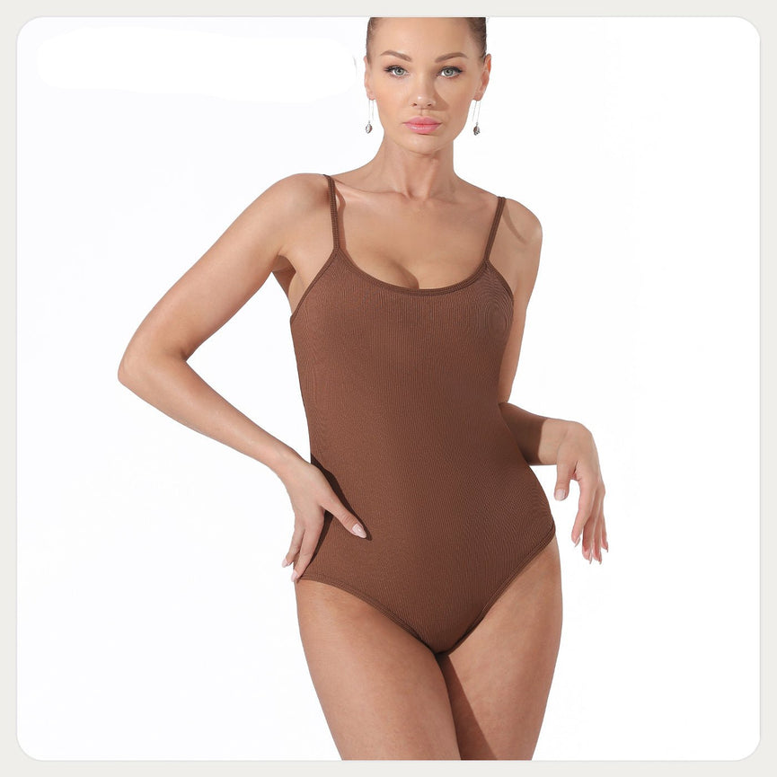 Simple Solid Color Bodysuit