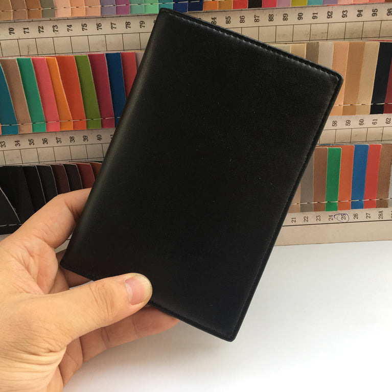 RFID Block Antimagnetic Passport Holder Leather ID Case