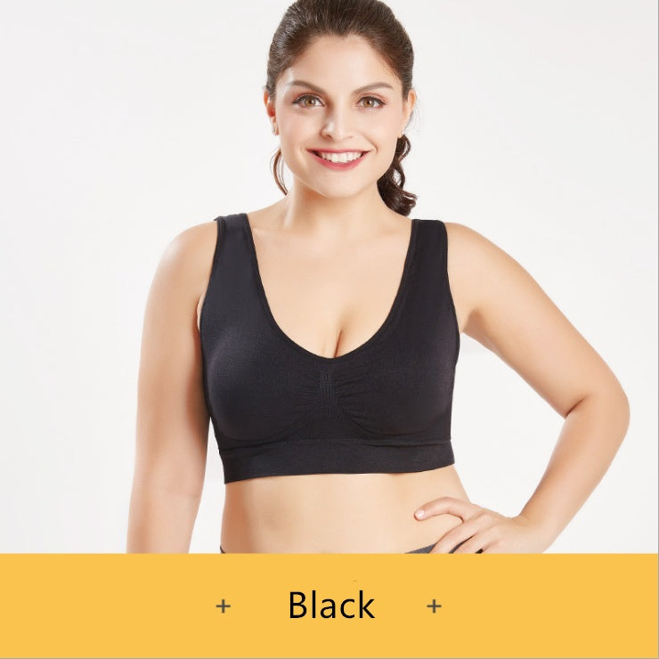 Sports Bra No Steel Ring Chest Wrap