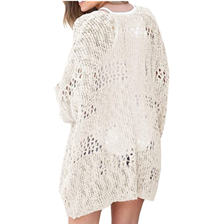 Long-sleeved Loose Cardigan Sweater