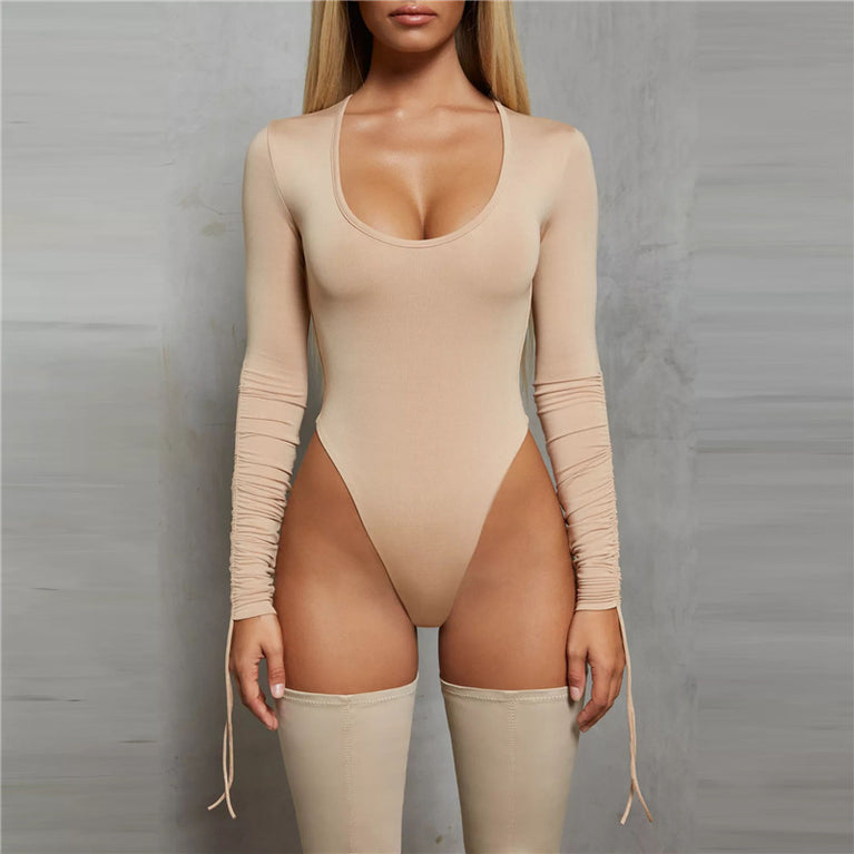 Long Sleeve Scoop Neck Bodysuit