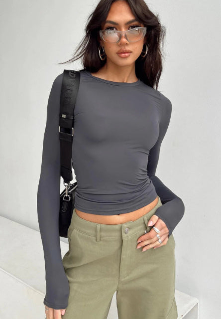 Slim Long-sleeved Pullovers