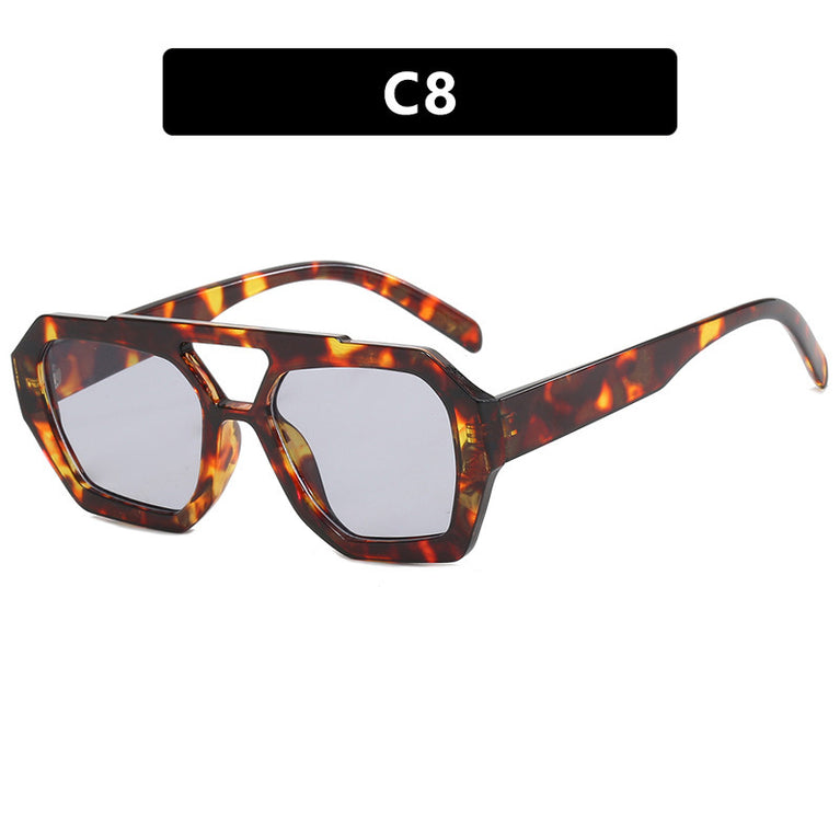 Leopard Summer Sunshade Beach Sunglasses