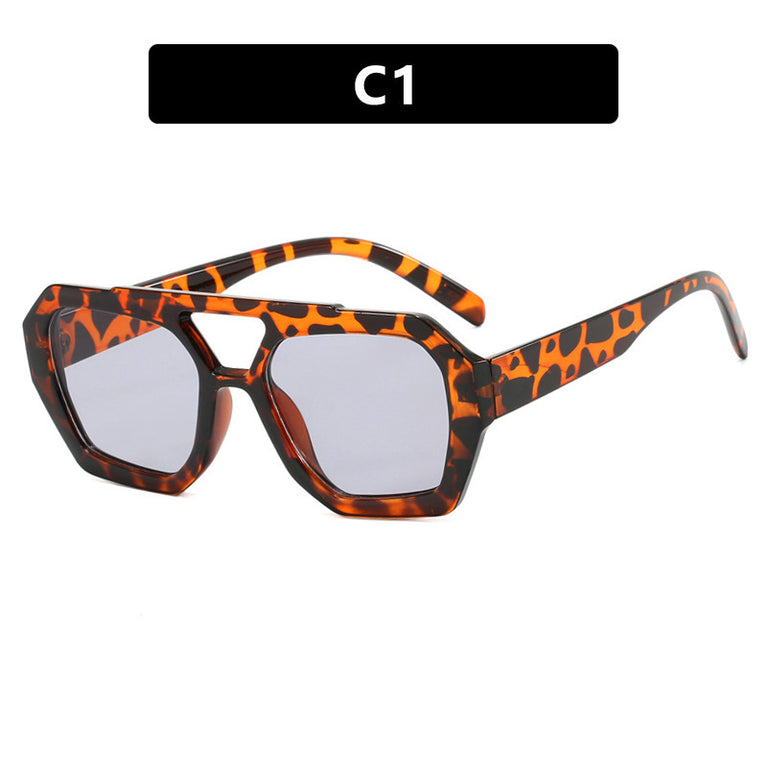 Leopard Summer Sunshade Beach Sunglasses