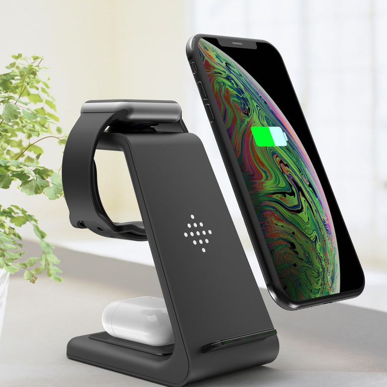 3 In 1 Fast Wireless Charger Stand