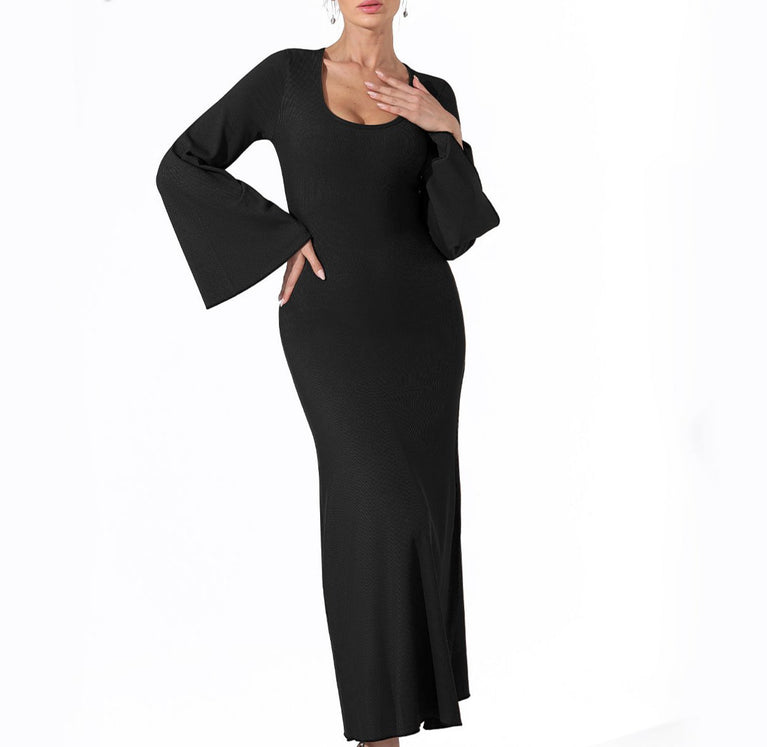 Bell Sleeve Maxi Dress