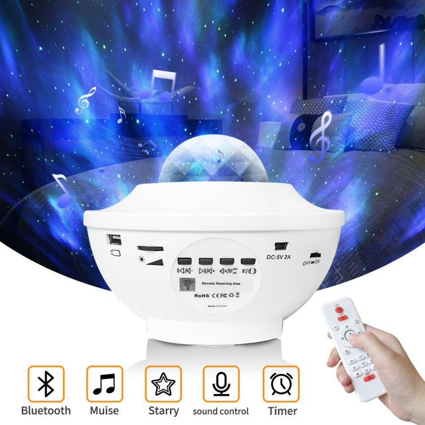 USB Control Music Player LED Night Light