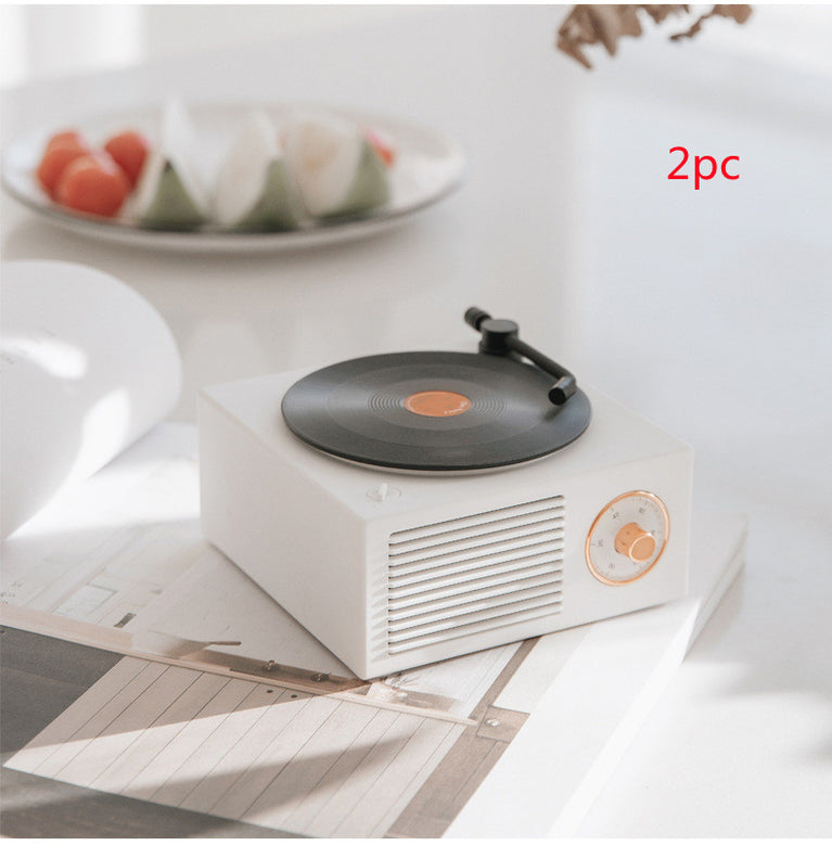 Wireless mini portable retro phonograph Bluetooth-compatible speaker