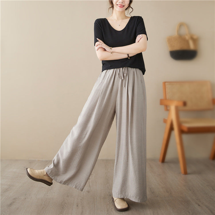 Large Size Straight Casual Pants