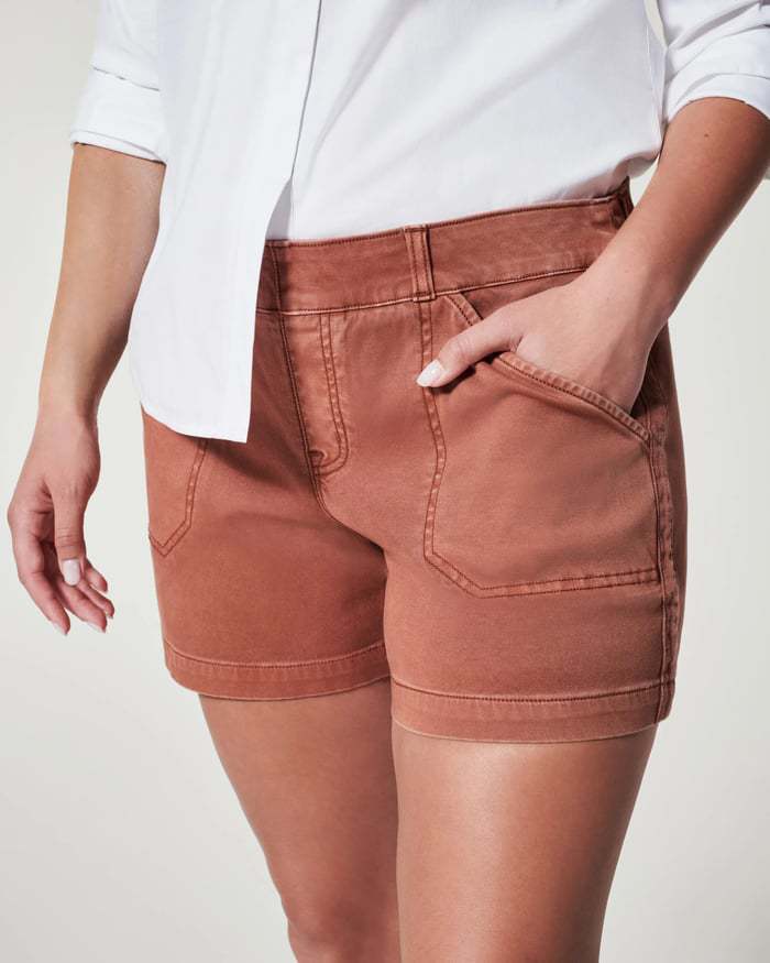 High Waist Overalls Casual Shorts