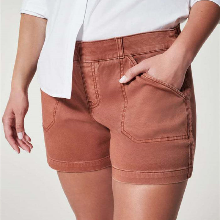 High Waist Overalls Casual Shorts