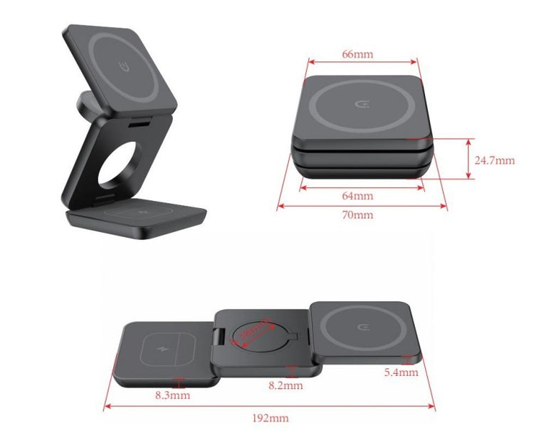 Wireless Charging And Folding Phone Holder