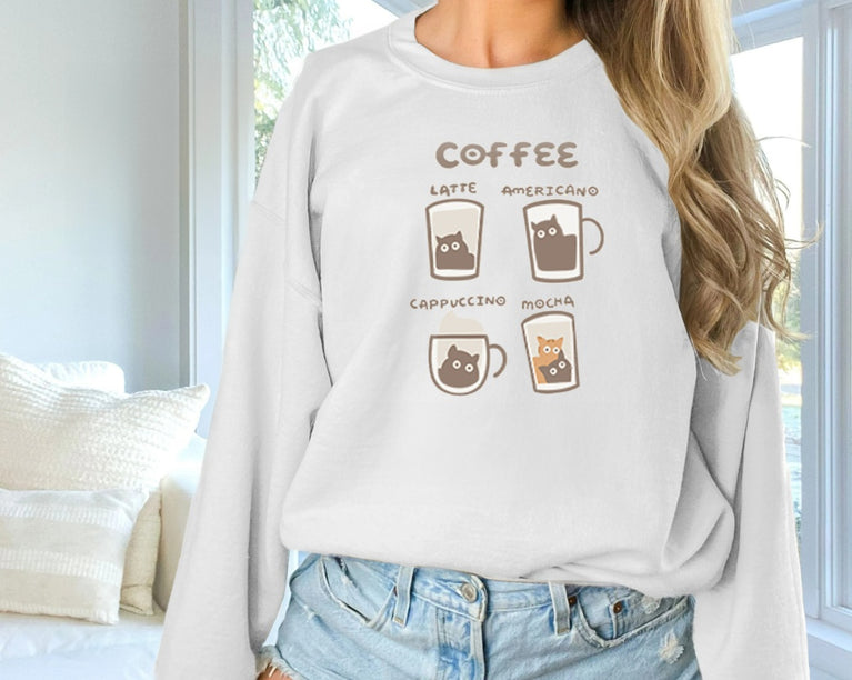 Printed Long Sleeved Sweatshirt Hoodie