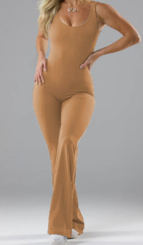 Slim Fit Hip Raise Jumpsuit