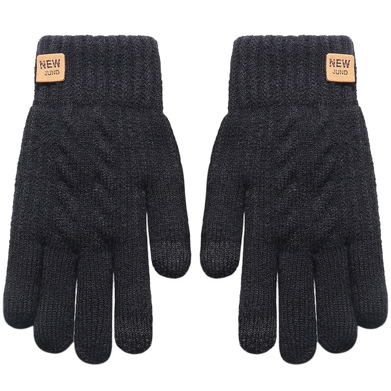 Winter Double Layer Fleece-lined Thick Gloves