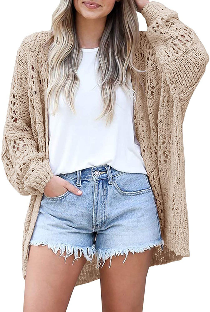 Long-sleeved Loose Cardigan Sweater