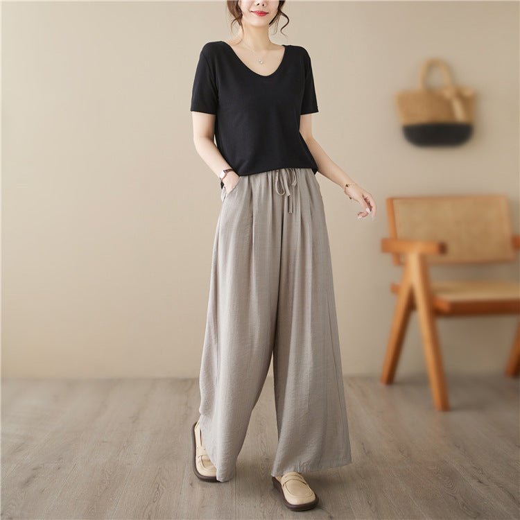 Large Size Straight Casual Pants