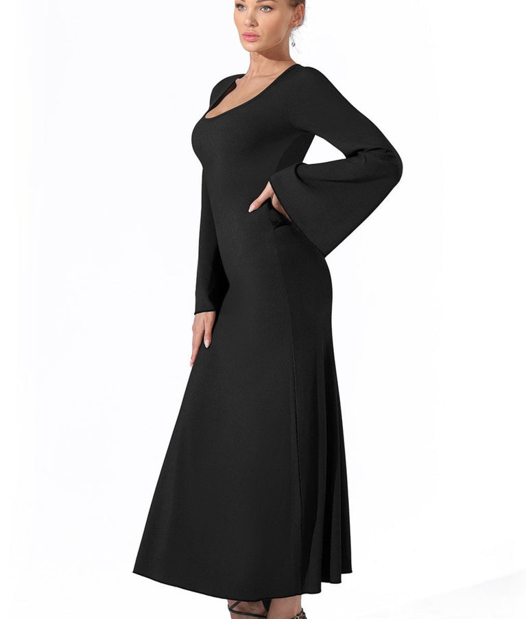 Bell Sleeve Maxi Dress