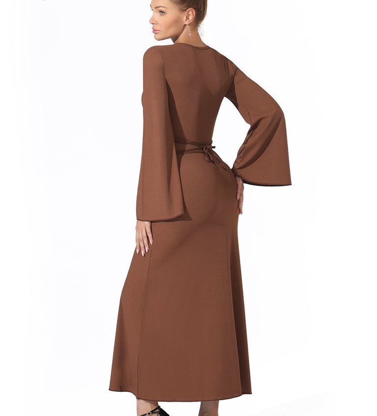 Bell Sleeve Maxi Dress