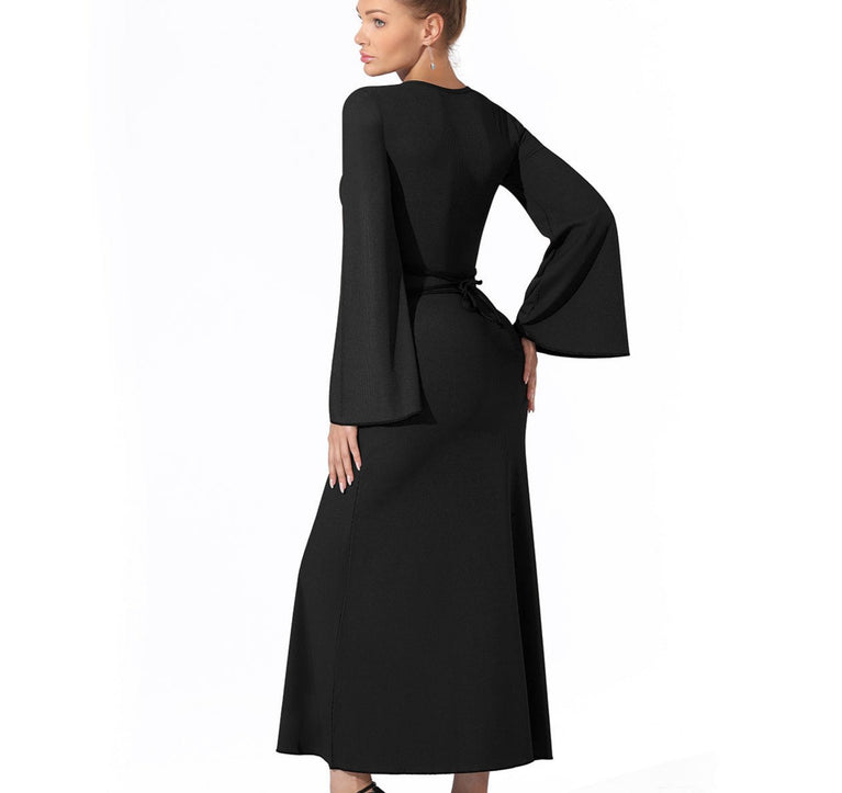 Bell Sleeve Maxi Dress