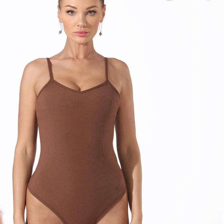 Simple Solid Color Bodysuit