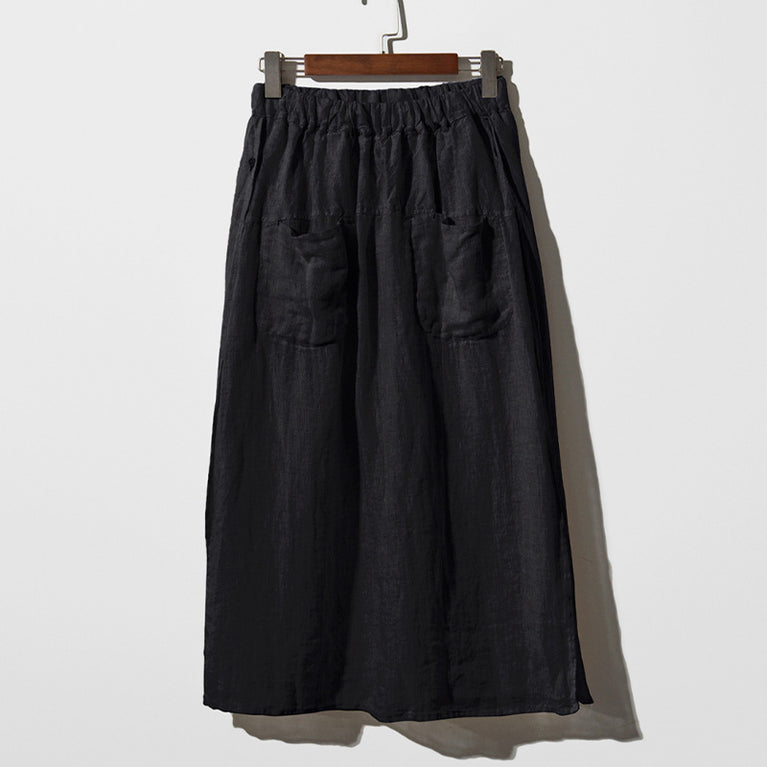 Double Pocket Large Size Culottes